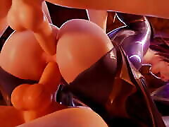 KDA Kaisa Fucked In Both OF Her Tight Holes