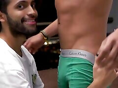 Hung Latin luck Santos covering Camilo Brown&039;s face in cum for wild Latinos