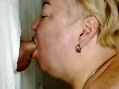 blowjob with cock swallowing and cum in mouth