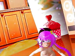 Honkai III KKVMD Griseo is cute Melancholic - Purple Hair Color Edit Smixix