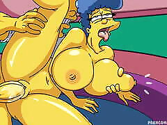 The Simpsons XXX Porn Parody - Marge Simpson & Bart Animation Hard Sex Anime Hentai