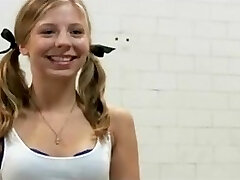 Purity Lynn : Lesbo gal got herself a castigate team fuck