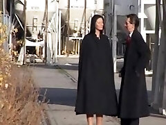 Master whips 2 hot submissive girls in a dungeon