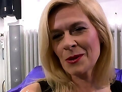 Heavily Pierced MILF pussy Milking Casting Couch