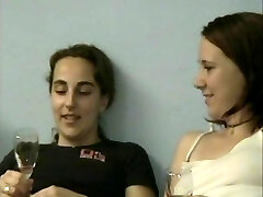 Amateur Euro Babes get their first-ever lesbian experience