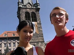 HUNT4K. Chick sucks fuck-stick and gets fucked for cash in pickup..