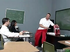 sexy college girl Gia Steel gets her wet pussy boinked by her prof