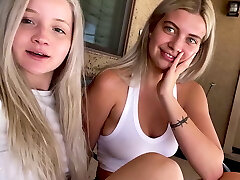 Sexy Sisters Halle And Kylie Are Back To Suck & Pound My Meatpipe