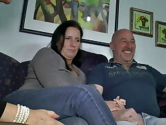 Two kinky sluts spread their pussies to one cock - 4