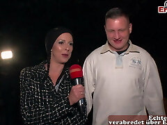 PUBLIC CASTING - unknown guy picks German nubiles