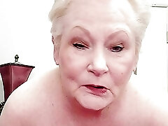 Watch Granny Shave Her Huge Pussy