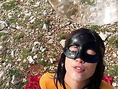 Pee Picnic in Public - Drinking & Facial