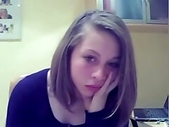 cute timid young teen