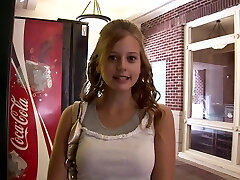 Sweetly marvelous amateur pulls up her top and flashes her tits