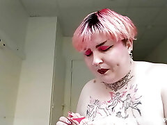 Vends-ta-culotte - Sexy JOI with a curvy alternative model showcasing her naked assets for you