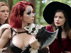 Mind-deepthroating Sandy-haired Beauties Cosplaying Fantasy Heroines Involve Hot Fuck Scenes In Their RPG