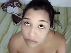 I managed to convince my brunette of 18 year aged with enormous jugs neighbor from new York to make a porn video but I never thought this would happen, you should watch it hastily before I delete it!! with Keilimar Gomez and Alejandro Camacho