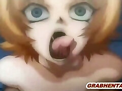 Huge baps hentai brutally groupfucked by monsters