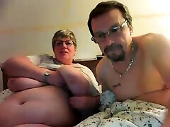 Mature with big nipples and hairy pussy on web cam