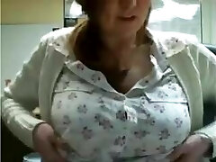 Office camgirl big breasts show