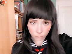 Japanese Schoolgirl Deep Sucking Dick And Had Cowgirl Sex