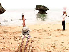 Yuri Himeno gets smashed in a hot bj and outdoor bang action