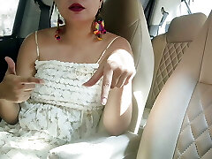 Cute Indian girl sex with het ex-boyfriend fucking harder in car sex smell her panty inhale her boobs in hindi