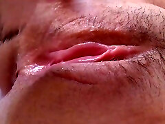 My Candy J - Extreme Close-up Clitoris! Eating Amazing Young Unshaved Splooging Pussy. 8 Minute