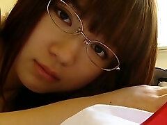 Adorable Japanese hottie Erena Yanai plays tennis in lil cotton panties