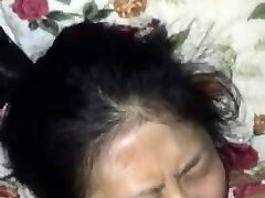 Asian maid gullet fucked