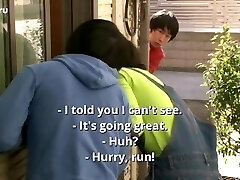 English subbed Wild Night Life Between A Busty Aunt And Goofy Cherry Nep