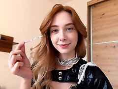 What to do if your maid is preggo after a creampie? Penetrate her hard again! - Part 2