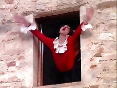 户外性别上的花园与一个性感的青少年#1