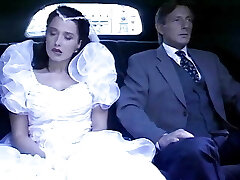 The Slutty Bride Fucks Porks Her Stepfather in the Limousine That Is Accompanying Her to the Altar