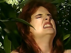 Fine and wicked redhead milf gets her brown sphincter fried with a fat sausage