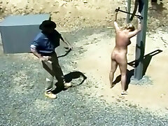 Outstanding homemade BDSM, Outdoor xxx movie