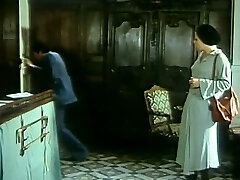 Cute sweet French blonde girl sensually licks the apex of the trouser snake