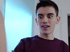 Mother gets surprised with her son's huge cock