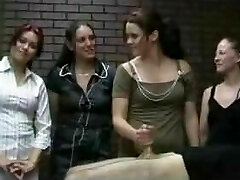 Jerky Office Girls - Cfnm Hand Job