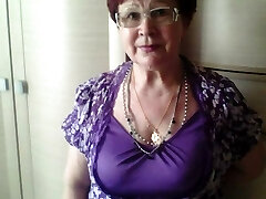 Grannie Angela's big ass. She can't take it up the rump.