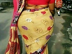 indian aunty bare bathing in front of her nephew