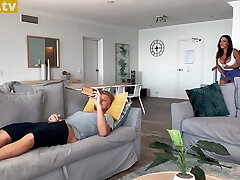 Busty Stepmom Spies On Her Kinky Son-in-law - full at ebrazz.tv