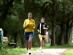 Dutch huge boob college doll gets sport lessons