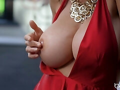 Milky mom Alexis Fawx is fucked hard by gorgeous man Xander Corvus