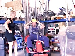 Chubby german mature female boss caught man and wants sex