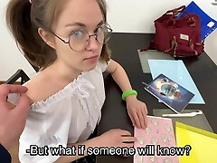 Russian college girl is punished for cheating her teacher