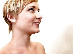 Multiracial video with Nora Skyy with a bunch of hair on her