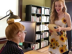 Mature lady teaches 2 college girls all about female pleasures