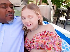 Cute Coco Lovelock is getting her mouth and cunt broke by a bbc dude