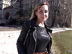 GERMAN SCOUT - Xxl h. NATURAL BOOBS TEEN Talk TO FUCK AT PICKUP CASTING